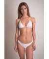 lurex white bikini